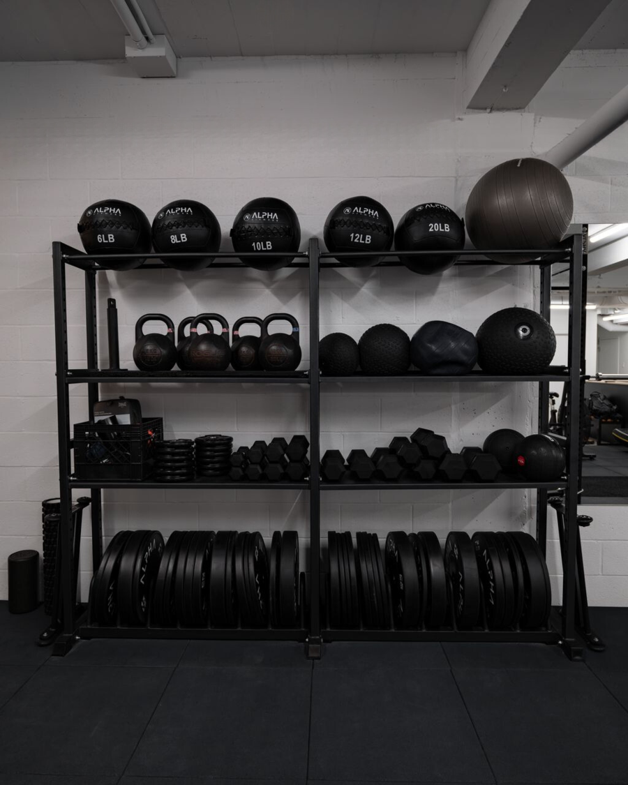 équipement et accessoires de la salle de sport